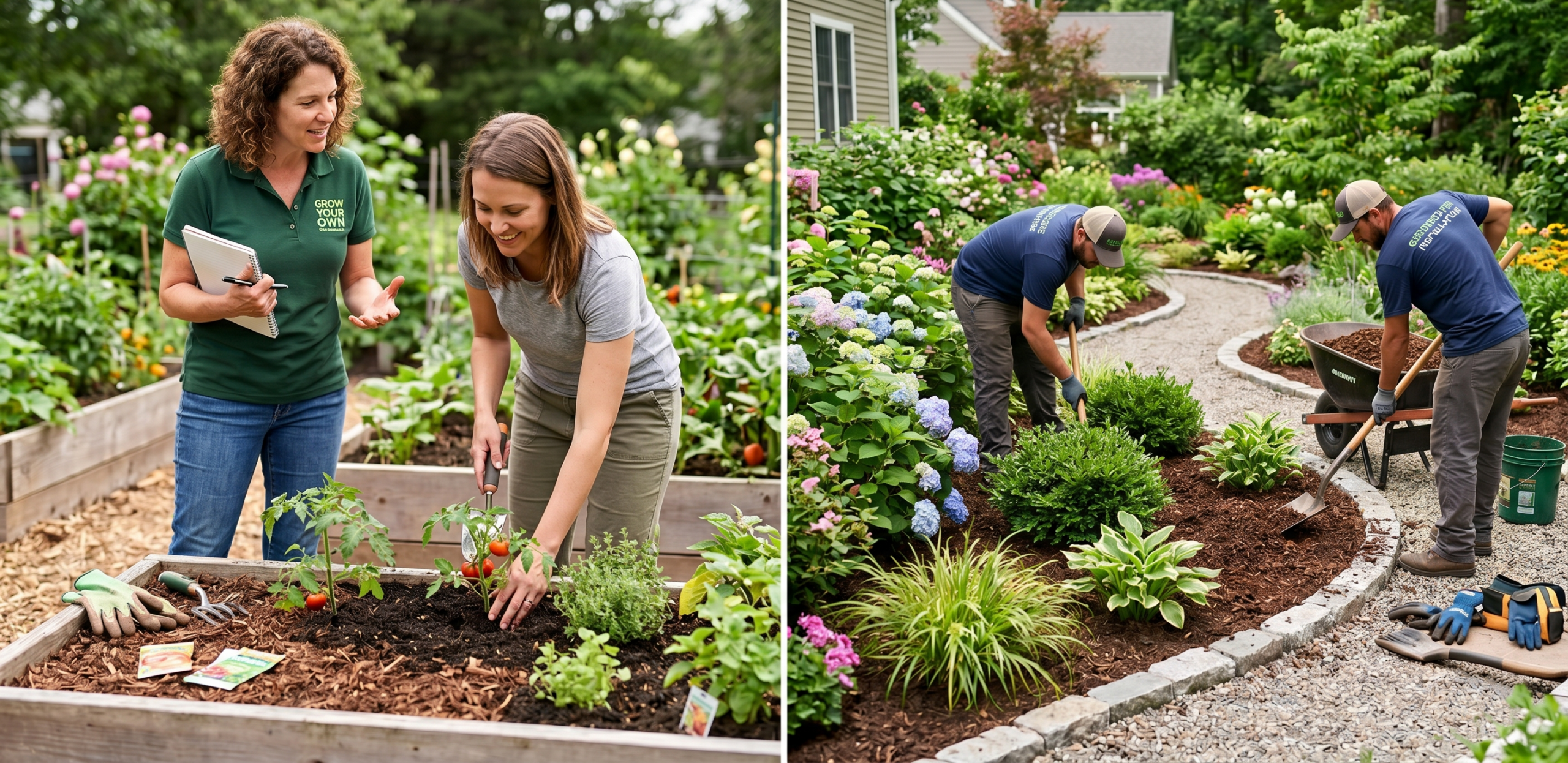 Garden Coaching vs. Full-Service Installation