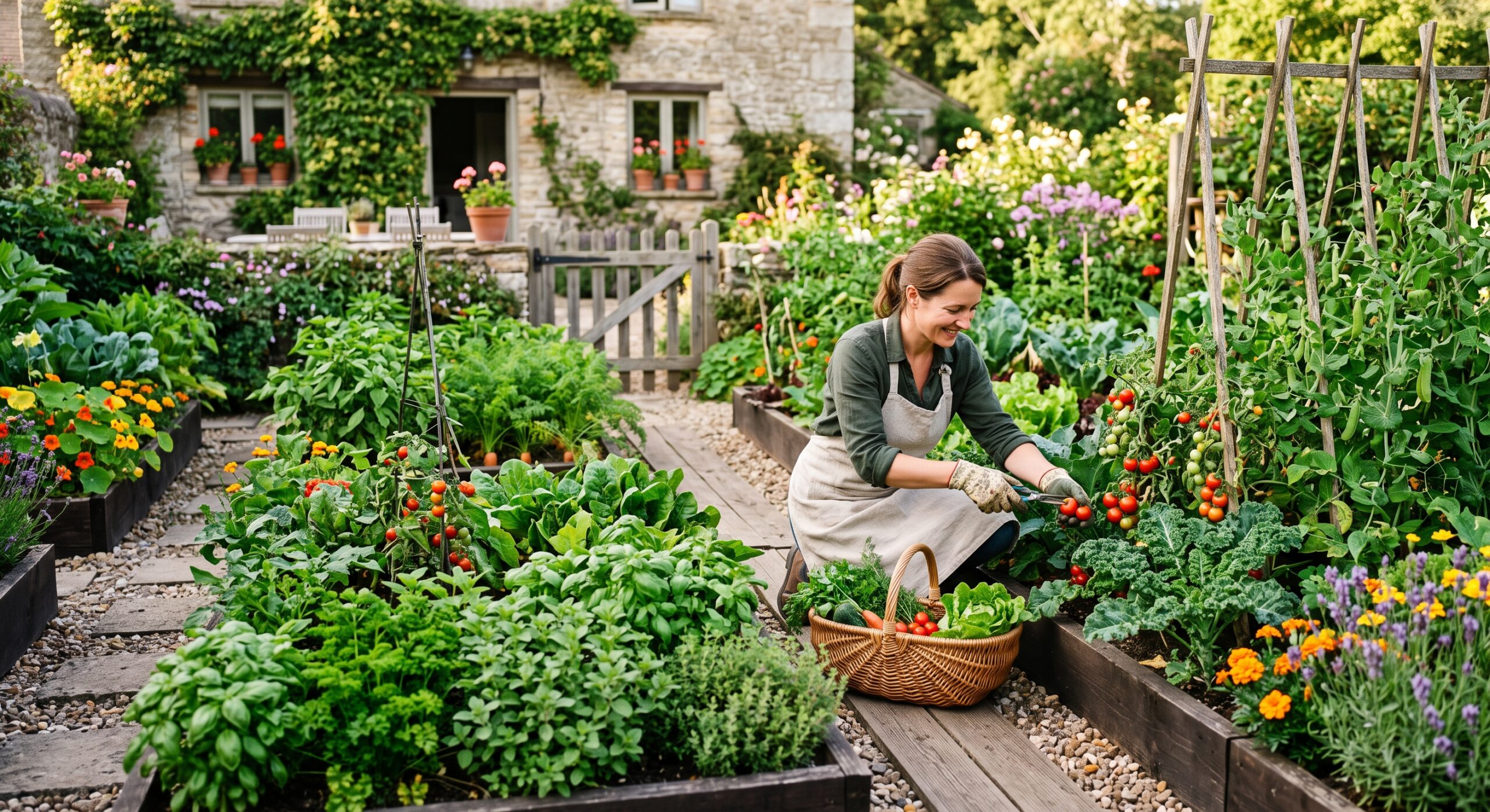 Family-Friendly Kitchen Garden